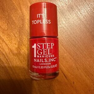 💙 4/$20 Nails INC London 1-STEP GEL IT'S TOPLESS NAIL POLISH - Kendall